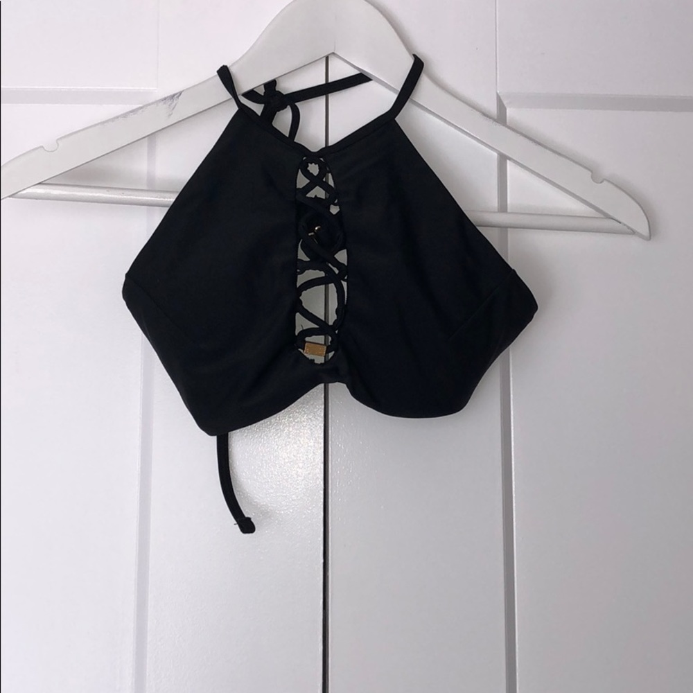 La Vie en Rose halter swim top